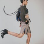 Avant-Garde Gray Cropped Set - Avant-Garde Gray Cropped Jacket &